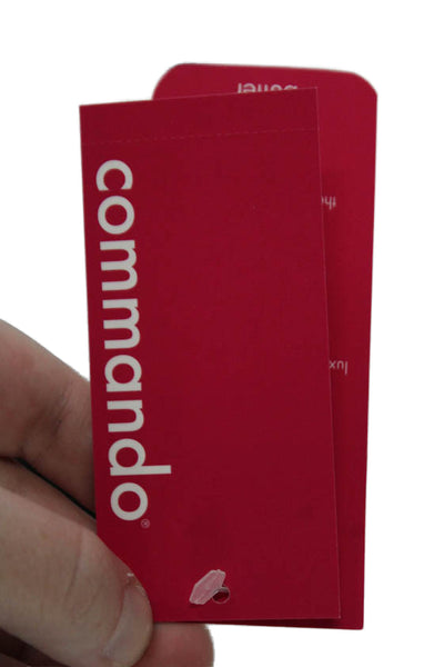 Commando Womens Red Solid Modal Spandex Round Neck Tank Top Size L