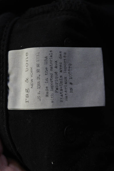 Rag & Bone Jean Women Black Ankle Skinny Jeans Low Rise Size 24
