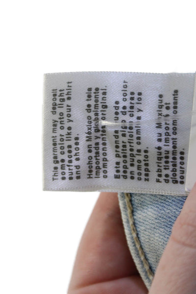 AG Adriano Goldschmied Women Bootcut Flared Light Blue High Rise Jeans Size 24