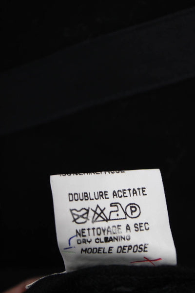 Agatha Paris Unisex Black Dress Pants Acetate Size 40