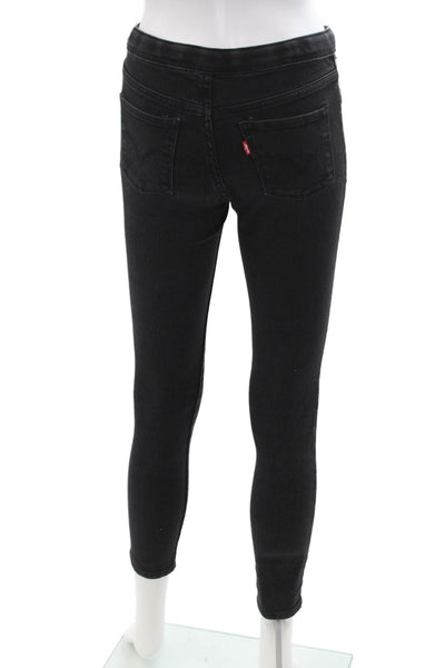 Levis Womens Ankle Skinny Jeggings Black Size 26