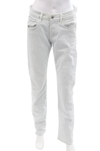 Hudson Mens Light Blue High Rise Straight Jeans Size 30
