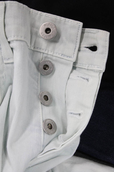 Hudson Mens Light Blue High Rise Straight Jeans Size 30