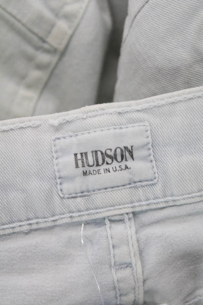 Hudson Mens Light Blue High Rise Straight Jeans Size 30