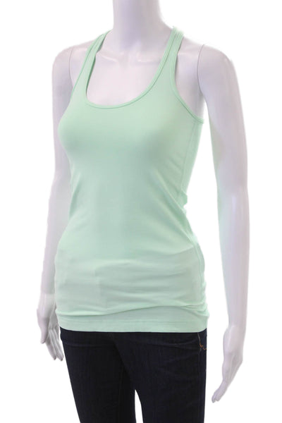 Lululemon Women Basic Camisole Green Nylon Sleeveless Size 6