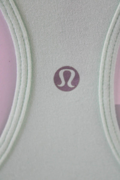 Lululemon Women Basic Camisole Green Nylon Sleeveless Size 6