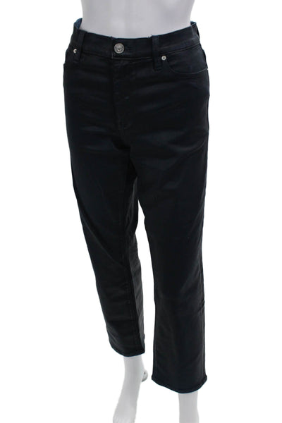 Hudson Women Ankle Cropped Black Pants Size 31