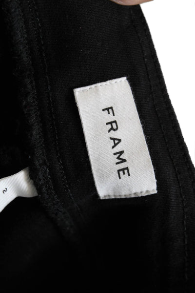 Frame Women High-Rise Black Jeans Size 2