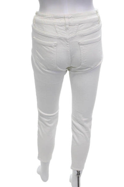 Closed, Women Cropped Ankle Jeans White Low Rise Size 27