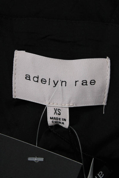 Adelyn Rae Women Sleeveless V-Neck Black Jumpsuit Size XS