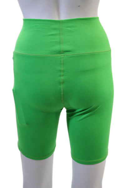Terez Unisex Green Biker Shorts Size M