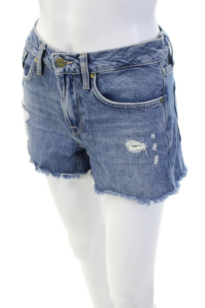 Frame Unisex Blue Beach Shorts Size 23