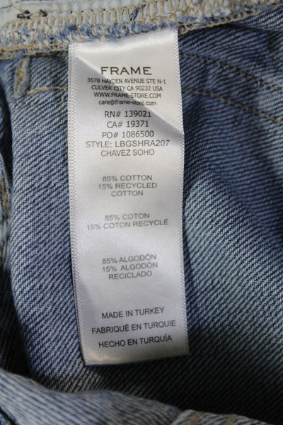 Frame Unisex Blue Beach Shorts Size 23