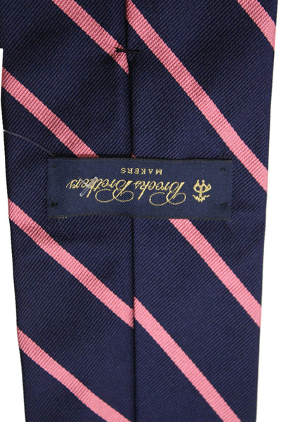 Brooks Brothers Men's Silk Classic Multicolor Striped Neck Tie One Size