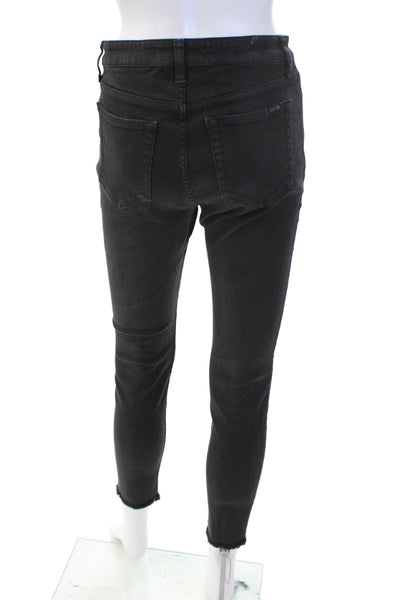 Joes Womens Ankle Skinny Black Mid-Rise Jeans Size 27