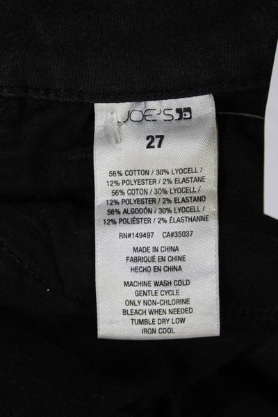 Joes Womens Ankle Skinny Black Mid-Rise Jeans Size 27