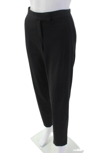 Theory Women Black Ankle Dress Pants 96% Wool, 4% Lycra Size 8