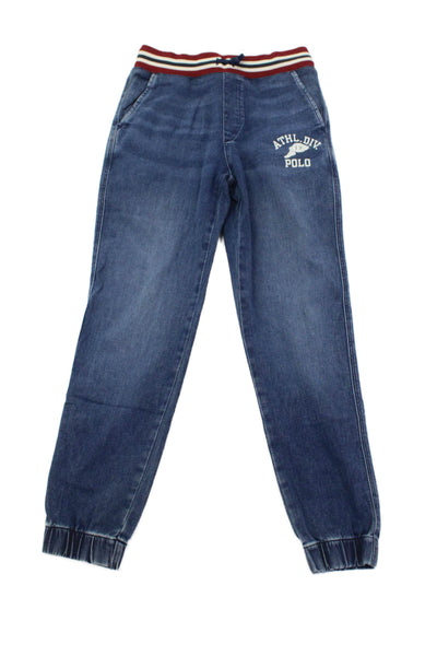 Polo Ralph Lauren Boys Cotton Blend Tapered Jeans Blue Size L