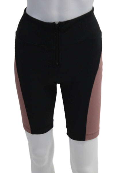 Koral Unisex Biker Shorts Black Size S