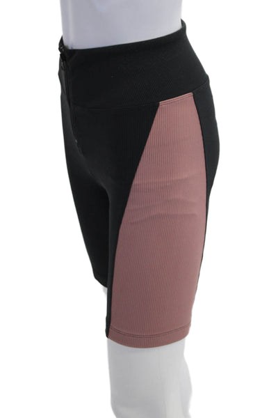 Koral Unisex Biker Shorts Black Size S