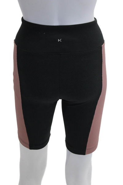 Koral Unisex Biker Shorts Black Size S