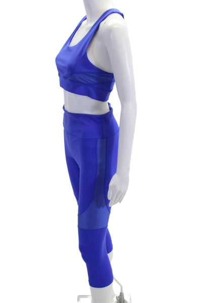 ALALA Womens Capri Leggings Blue Sports Size XS