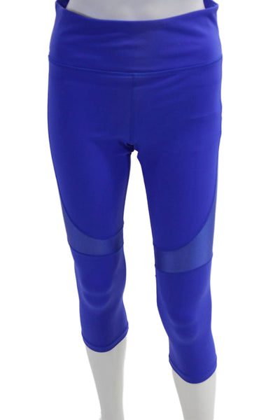 ALALA Womens Capri Leggings Blue Sports Size XS