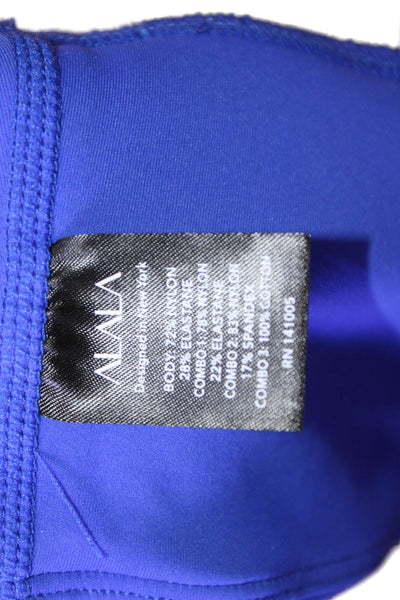 ALALA Womens Capri Leggings Blue Sports Size XS