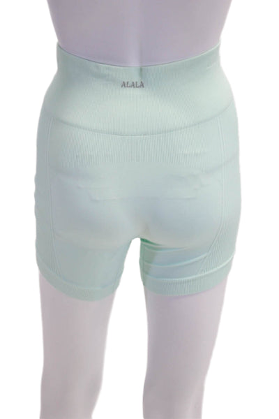 ALALA Unisex Biker Shorts Light Blue Size L
