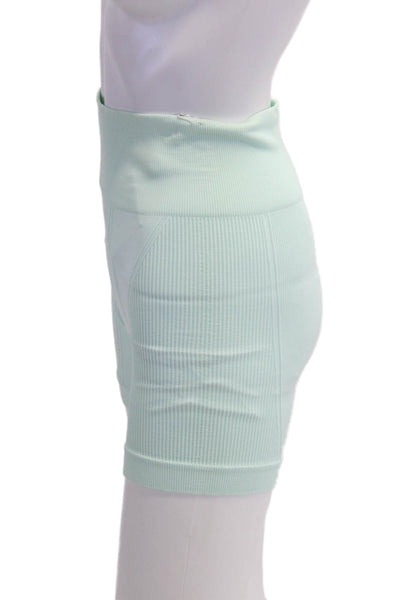 ALALA Unisex Biker Shorts Light Blue Size S