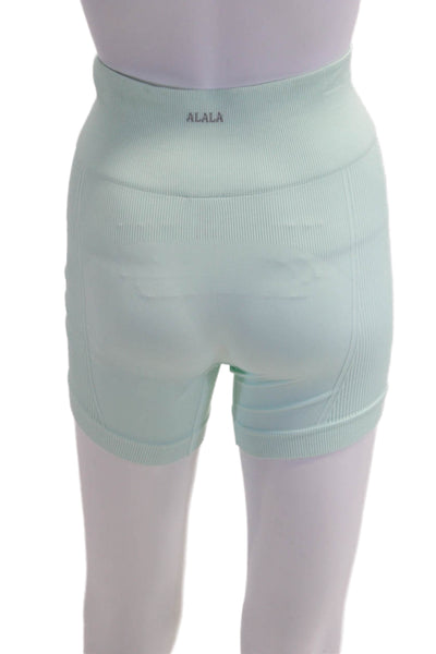 ALALA Unisex Biker Shorts Light Blue Size S