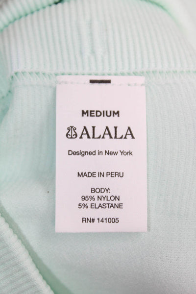 ALALA Unisex Biker Shorts Light Blue Size M