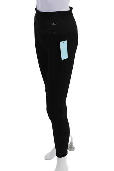 Nux Womens Black Ankle Leggings Size M