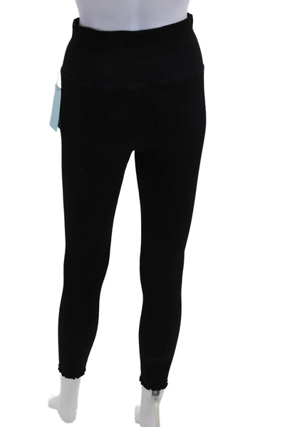 Nux Womens Black Ankle Leggings Size M