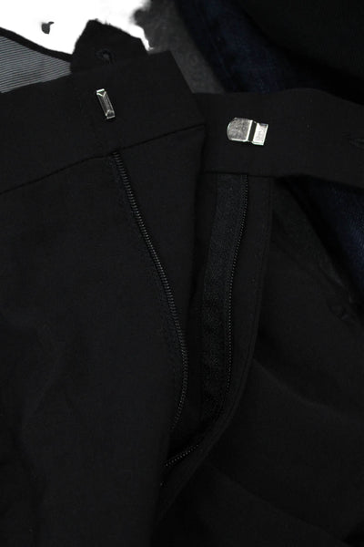 Calvin Klein Mens Dress Pants Black Wool Blend Button Size 30