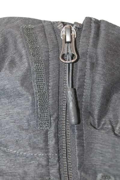The North Face Mens Rain Jacket Dark Gray Size M