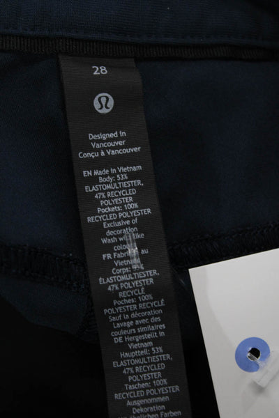 Lululemon Unisex Dark Blue Ankle Cropped Pants Size 28