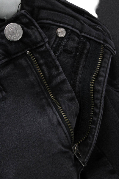 Rag & Bone Jean Women Skinny Ankle Black Jeans Size 26