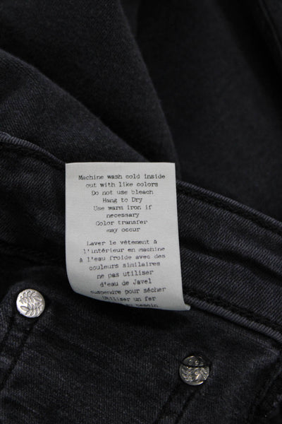Rag & Bone Jean Women Skinny Ankle Black Jeans Size 26