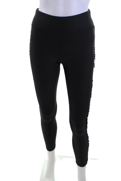 Terez Women Ankle Jeggings Black Nylon/Spandex Size S