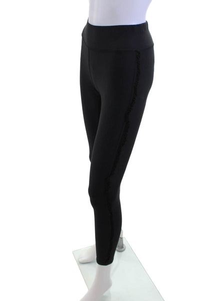 Terez Women Ankle Jeggings Black Nylon/Spandex Size S