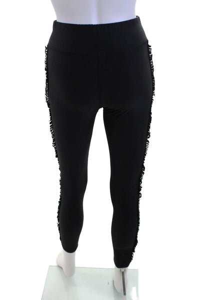 Terez Women Ankle Jeggings Black Nylon/Spandex Size S