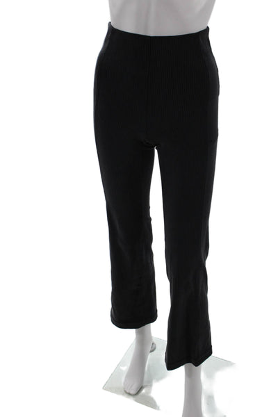 Lululemon Women Black Striped Cropped Pants Size 2