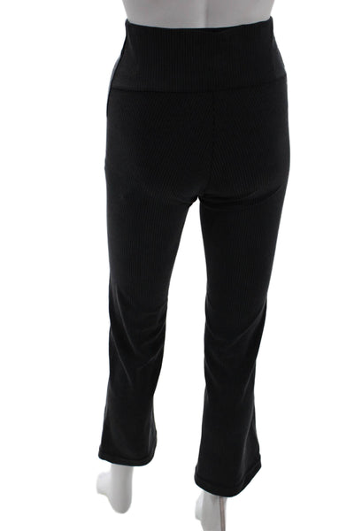 Lululemon Women Black Striped Cropped Pants Size 2