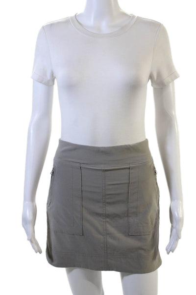 Athleta Women Cargo Skort Gray Size 6