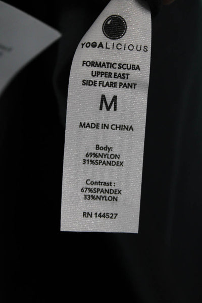 Yogalicious Womens Dress Pants Black Size M