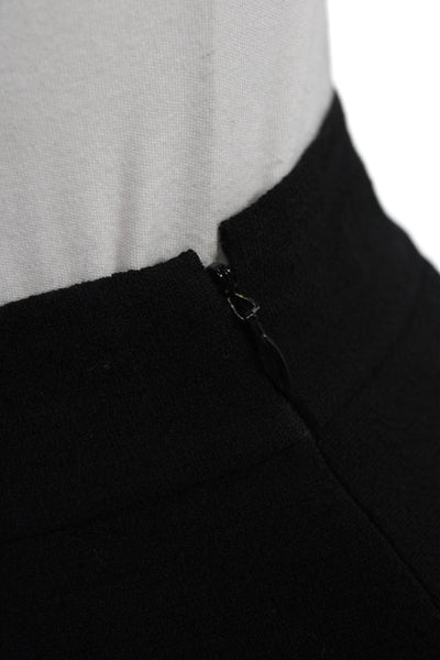 Moschino Cheap & Chic Women A-Line Flare Virgin Wool Black Skirt Size 8