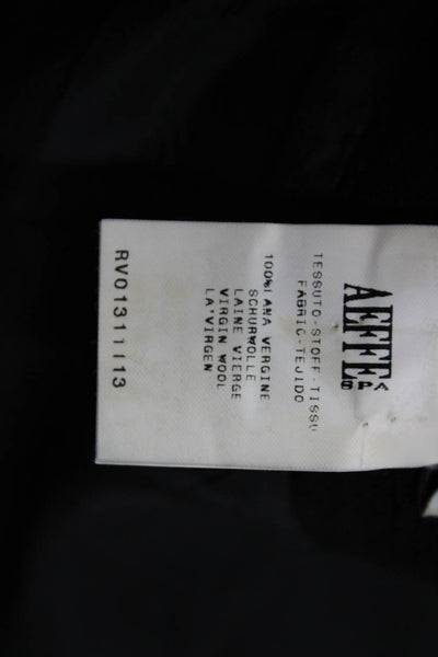 Moschino Cheap & Chic Women A-Line Flare Virgin Wool Black Skirt Size 8