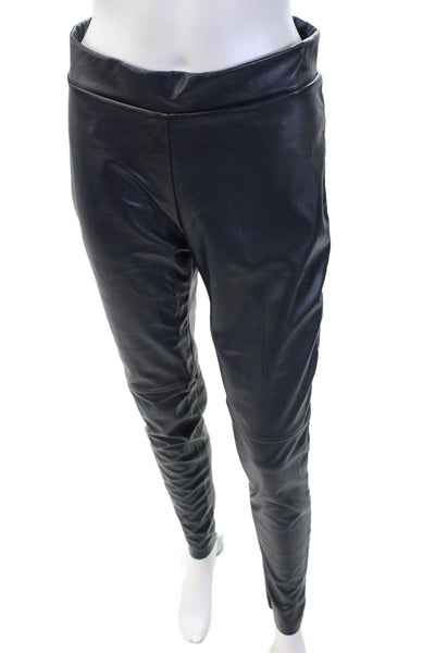 Wolford Women Navy Biker Jegging Pants Size 10