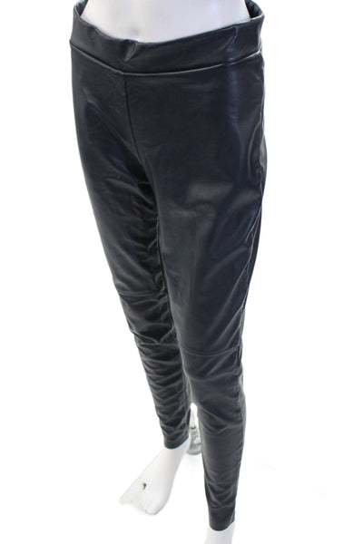 Wolford Women Navy Biker Jegging Pants Size 10